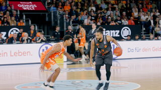 Bilder der Basketballmannschaft ratiopharm basketball in der ratiopharm arena in Neu-Ulm von Bellgardt Medientechnik