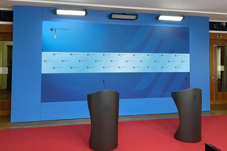 LED-Rückwand Bundesministerium