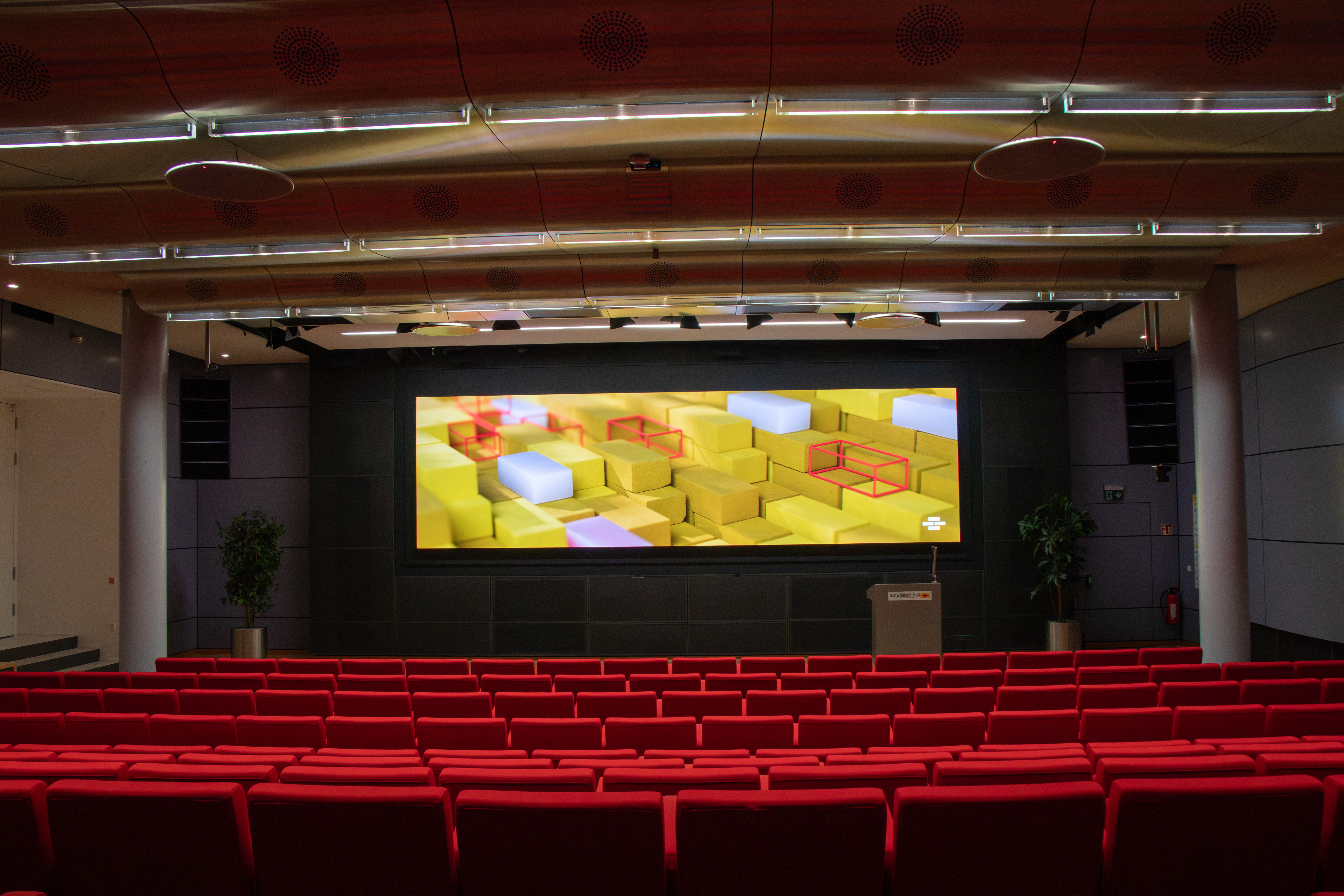 LED-Display Bausparkasse Schwäbisch Hall