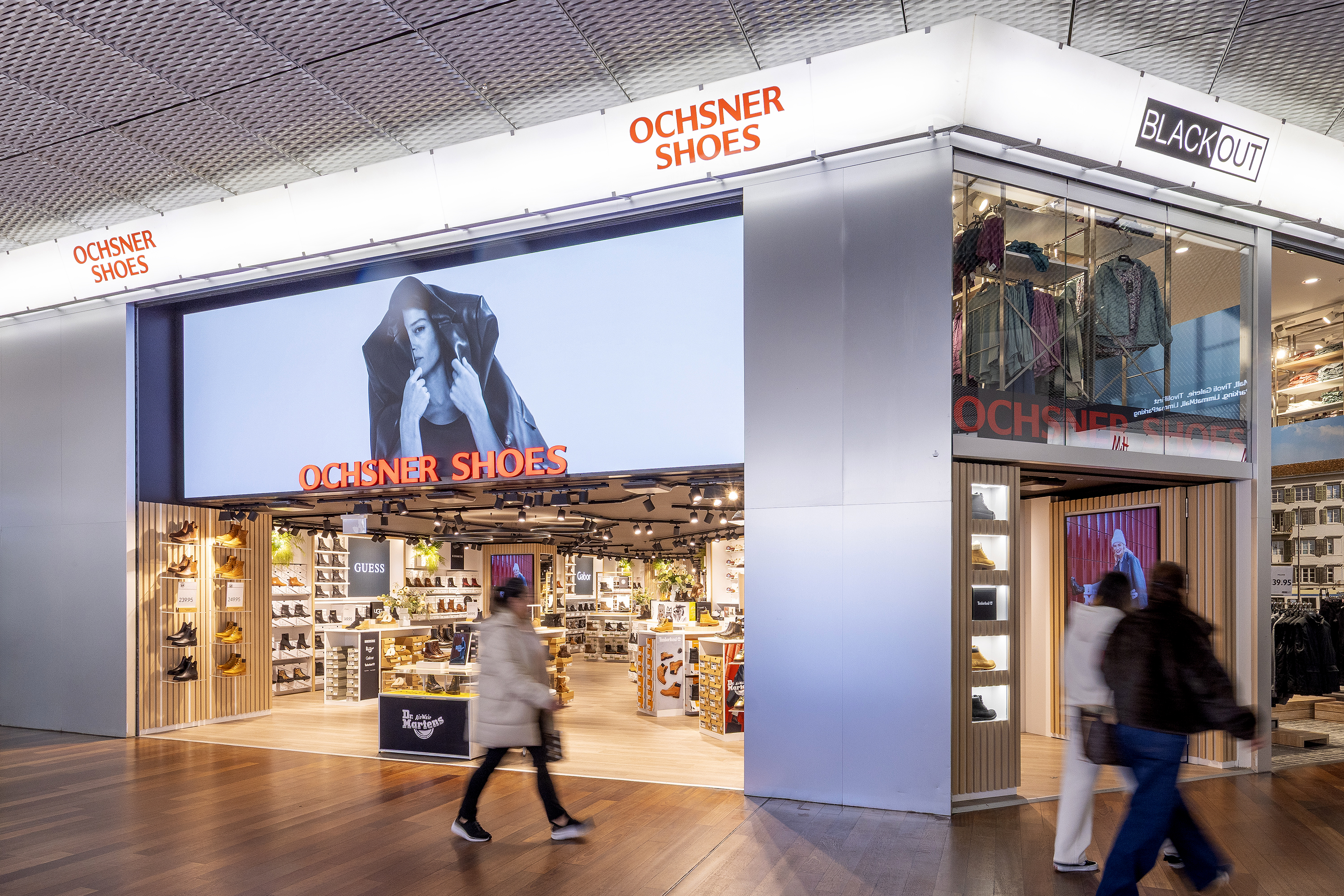 LED-Display Ochsner Shoes