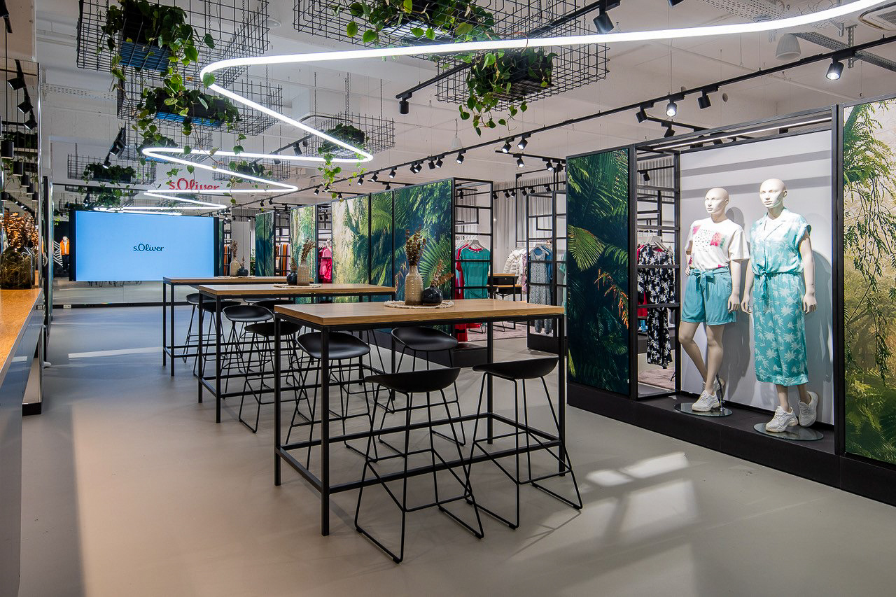 LED-Wände s.Oliver Store